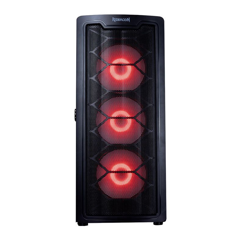 Gabinete Gamer Redragon Bluestreak, Mid-Tower, Lateral de Vidro, Preto, GC-MA211