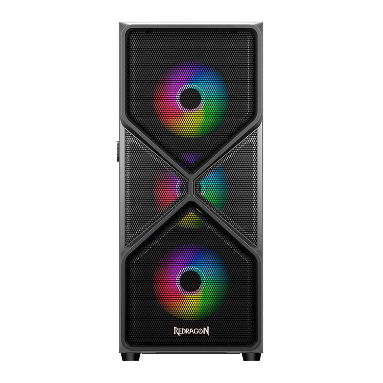 Gabinete Gamer Redragon Superion, Mid-Tower, Lateral de Vidro, Preto, GC-MB211