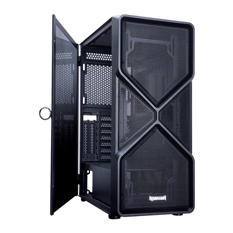 Gabinete Gamer Redragon Superion, Mid-Tower, Lateral de Vidro, Preto, GC-MB211