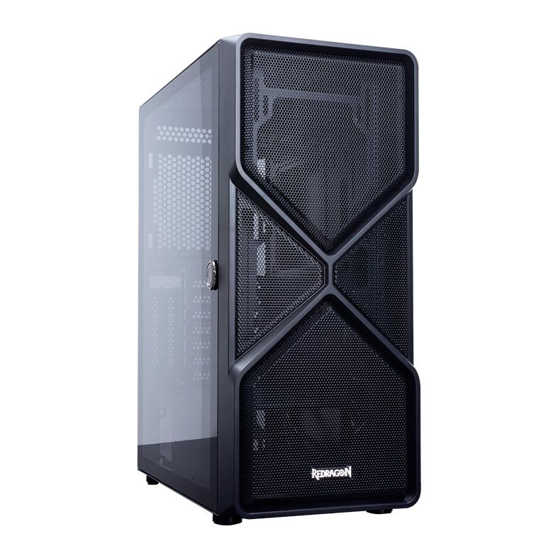 Gabinete Gamer Redragon Superion, Mid-Tower, Lateral de Vidro, Preto, GC-MB211