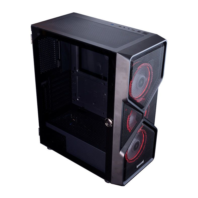 Gabinete Gamer Redragon Superion Mid Tower Lateral De Vidro Preto Gc Mb Pichau