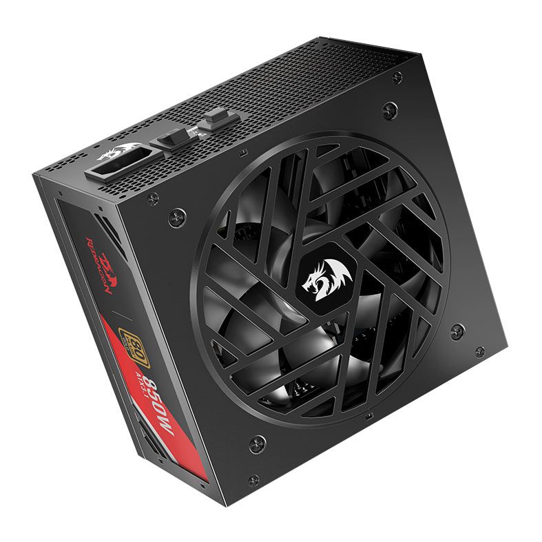 Fonte Redragon Master RGMS-850W, 850W, ATX 3.1, PCIe 5.1, Full-Modular, 80 Plus Gold, Preto, GC-MS01