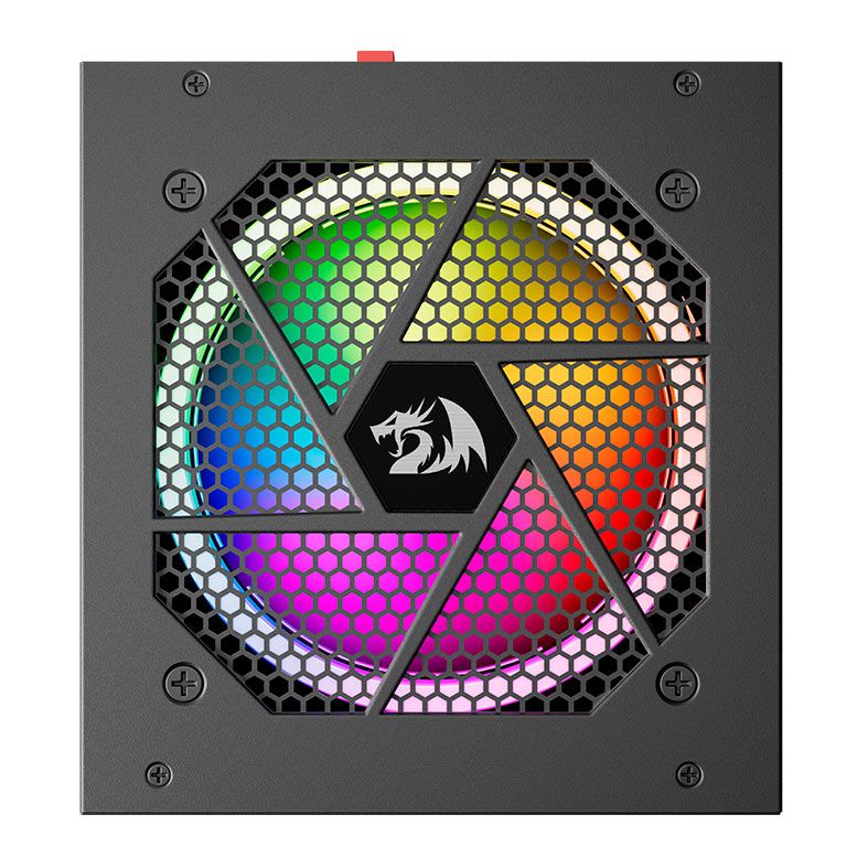 Fonte Redragon Power Supply RGB, 850W, Full-Modular, 80 Plus Gold, Preto, GC-PS007-1