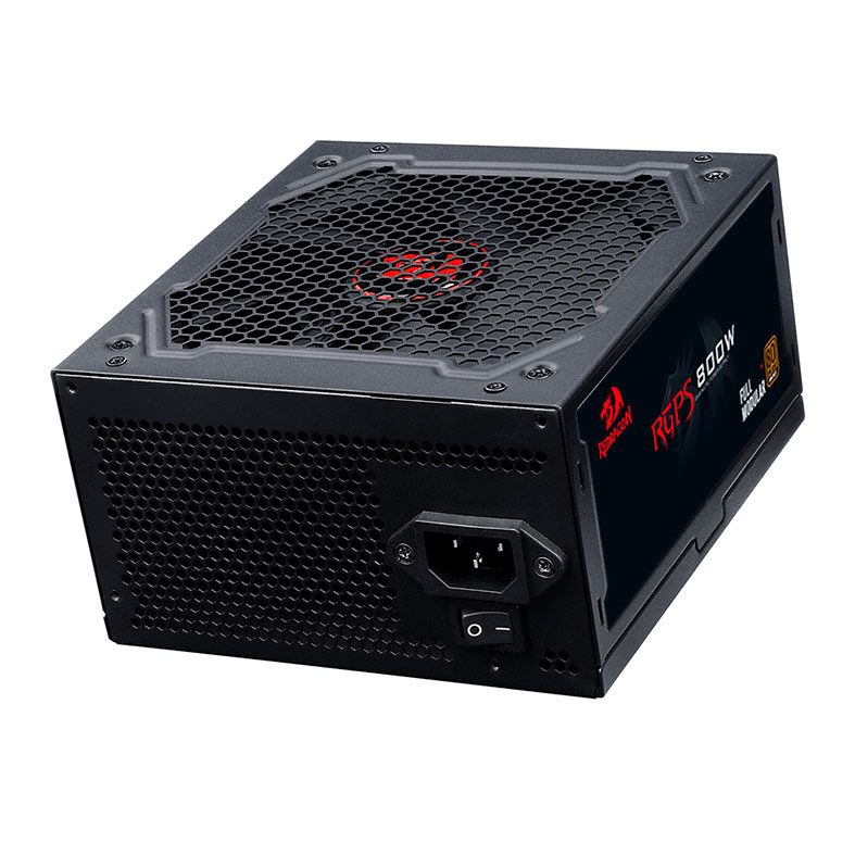 Fonte Redragon RGPS 800W, 800W, Full-Modular, 80 Plus Bronze, Preto, GC-PS011-V2