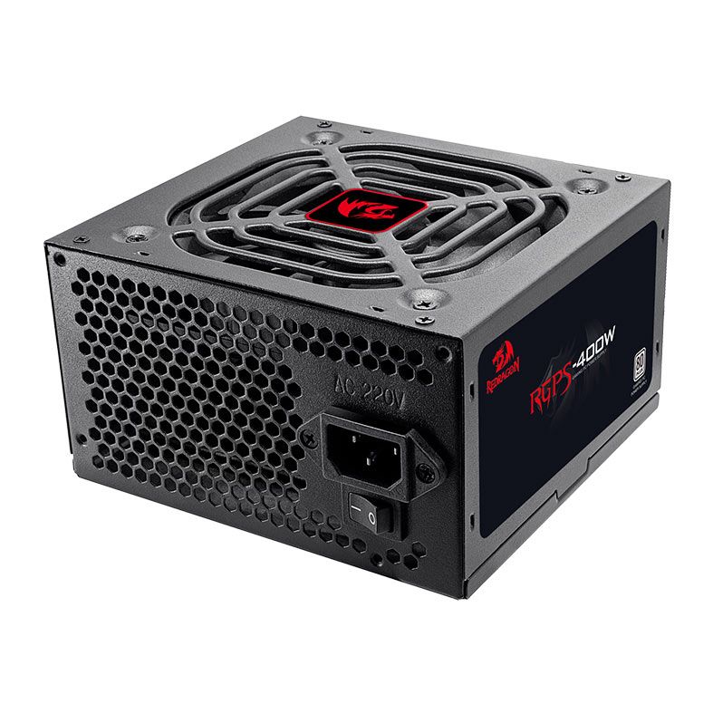 Fonte Redragon RGPS-400W, 80 Plus, Preto, GC-PS012