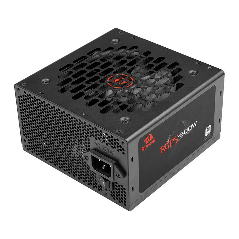 Fonte Redragon RGPS-500W, 500W, 80 Plus White, Preto, GC-PS021
