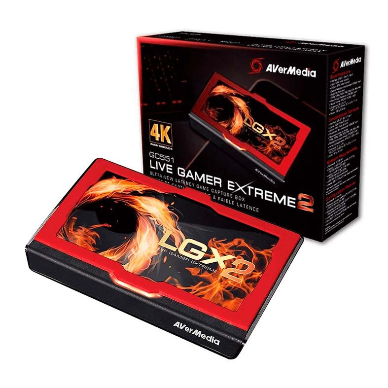 Placa de Captura de Video AVerMedia Live Gamer Extreme 2 4K, GC551