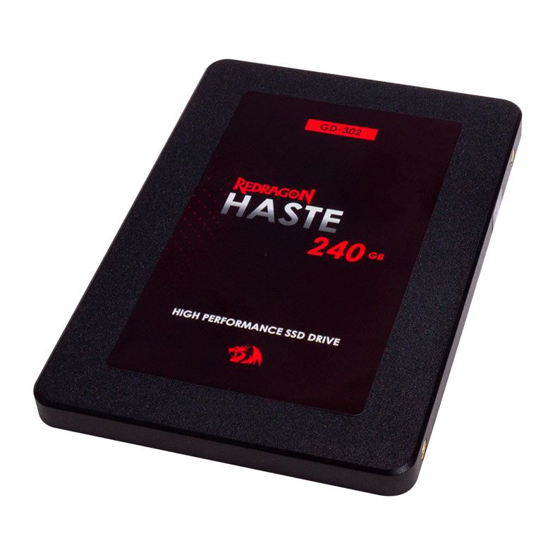 SSD Redragon Haste, 240GB, 2.5, Sata III 6GB/S, Leitura 550MB/s, Gravação 420MB/s, GD-302