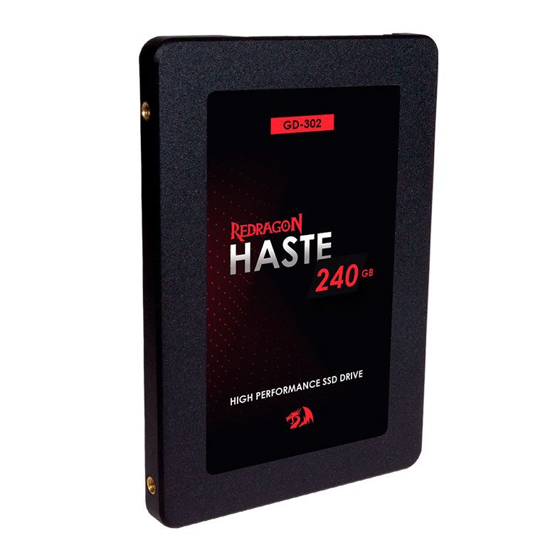SSD Redragon Haste, 240GB, 2.5, Sata III 6GB/S, Leitura 550MB/s, Gravação 420MB/s, GD-302