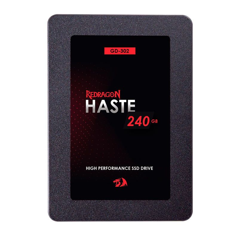 SSD Redragon Haste, 240GB, 2.5, Sata III 6GB/S, Leitura 550MB/s, Gravação 420MB/s, GD-302