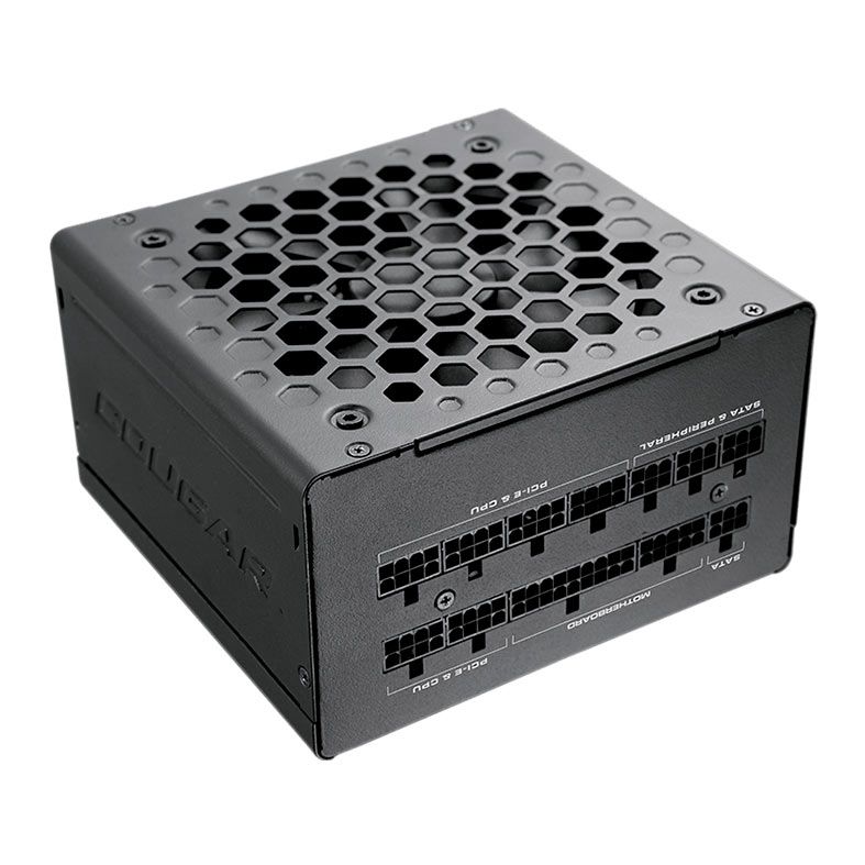 Fonte Cougar GEM 1200, 1200W, Full Modular, 80 Plus Gold, Preta, GEM1200