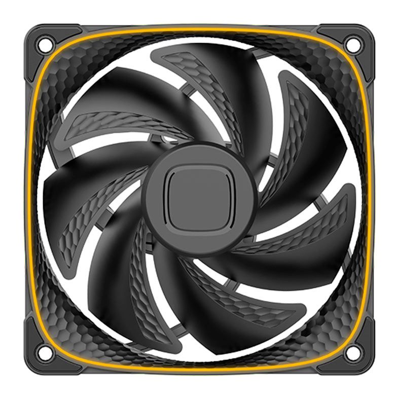 Ventoinha Geometric Future Squama 2503B, ARGB, 120mm, Preto