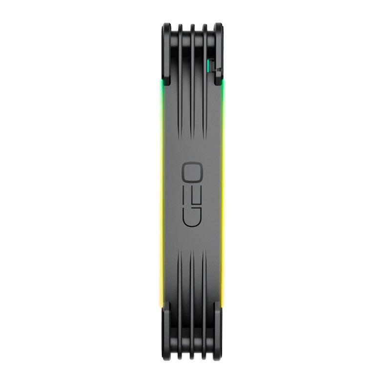 Ventoinha Geometric Future Squama 2503R-14B, ARGB, 140mm, Preto, GEO-S2503RB-14S