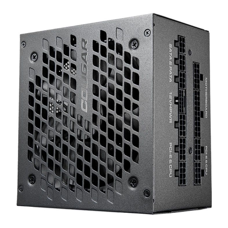 Fonte Cougar GEX X2 850, 850W, ATX 3.0, PCI-e 5.0, Full Modular, 80 Plus Gold, Preta, GEX-X2-850