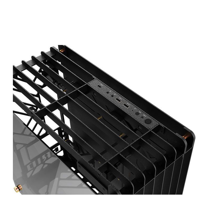 Gabinete Gamer Mloong Grid, Mini-Tower, Lateral de Vidro, Preto, GG-GRID