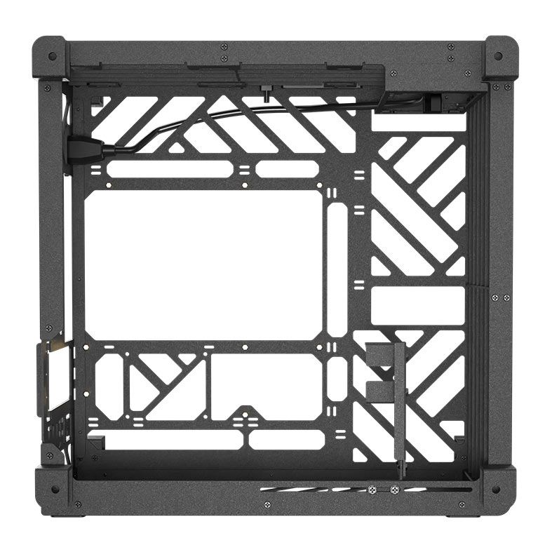 Gabinete Gamer Mloong Grid, Mini-Tower, Lateral de Vidro, Preto, GG-GRID