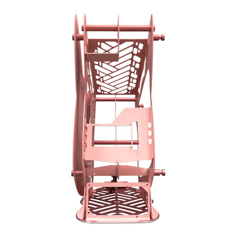 Gabinete Gamer Mloong Pick, Mini-Tower, Lateral de Vidro, Rosa, GG-PICK