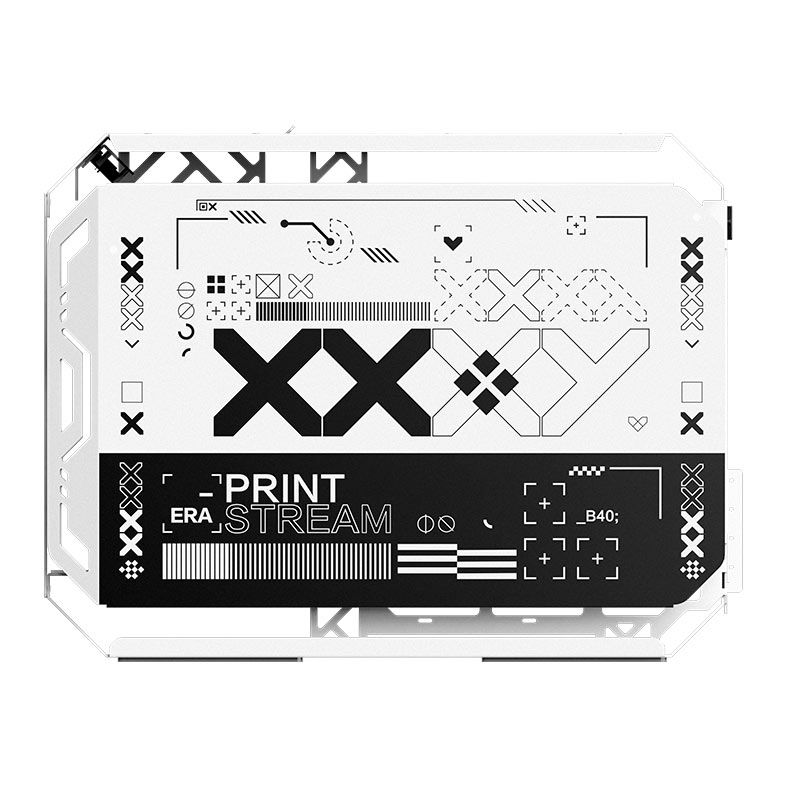 Gabinete Gamer Mloong X-Era, Mini-Tower, Lateral de Vidro, Branco, GG-XER