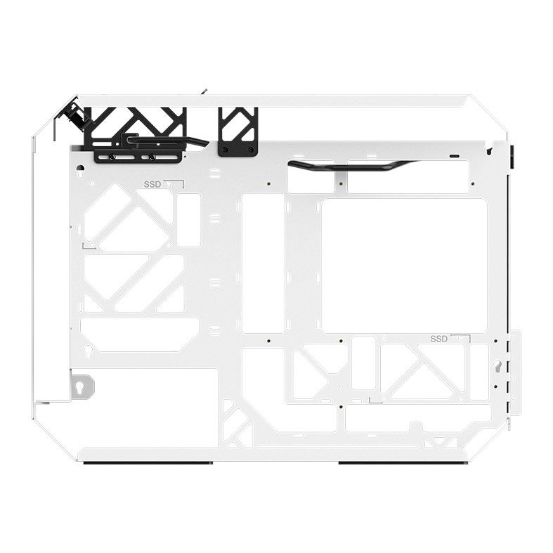 Gabinete Gamer Mloong X-Era, Mini-Tower, Lateral de Vidro, Branco, GG-XER