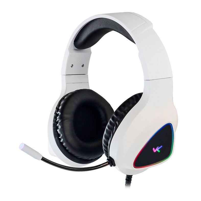 Headset Gamer Vinik Chroma, RGB,  Drivers 50mm, Branco, GH802