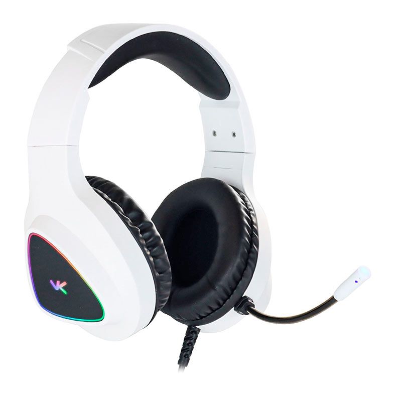 Headset Gamer Vinik Chroma, RGB,  Drivers 50mm, Branco, GH802