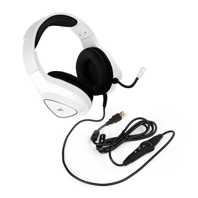 Headset Gamer Vinik Chroma, RGB,  Drivers 50mm, Branco, GH802