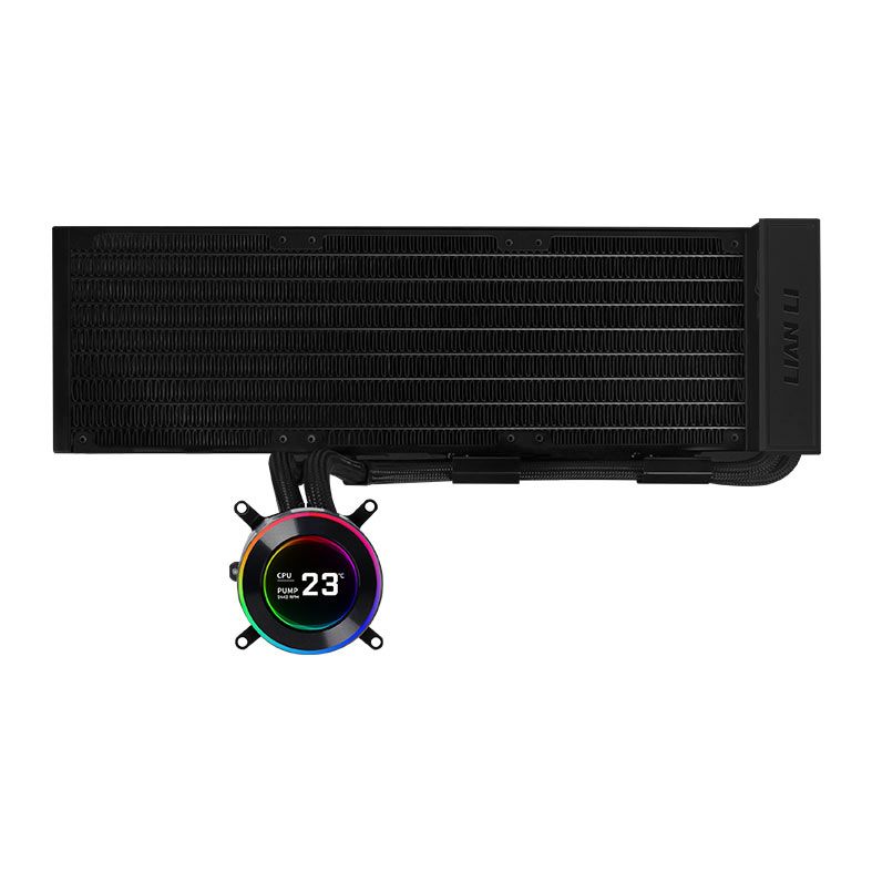 Water Cooler Lian Li Hydroshift II LCD-C Wireless, RGB, 360mm, Com tela LCD, Preto, GHS2LCD36B