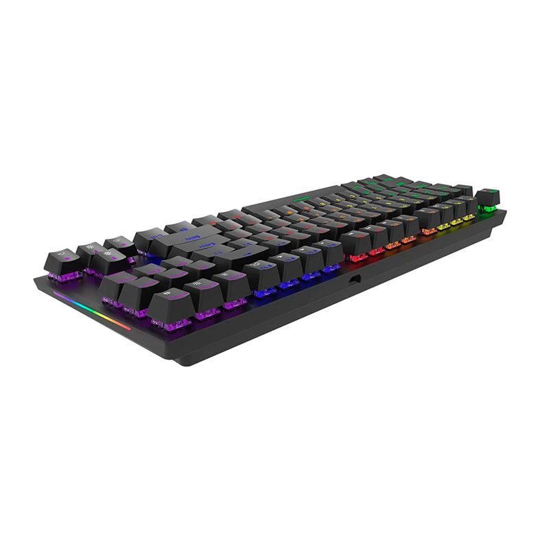 Teclado Mecanico AOC GK450, RGB, ANSI, Switch Vermelho, Preto, GK450BR-FG