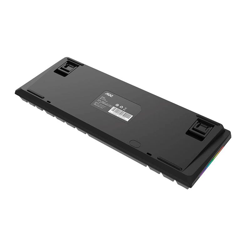 Teclado Mecanico AOC GK450, RGB, ANSI, Switch Vermelho, Preto, GK450BR-FG