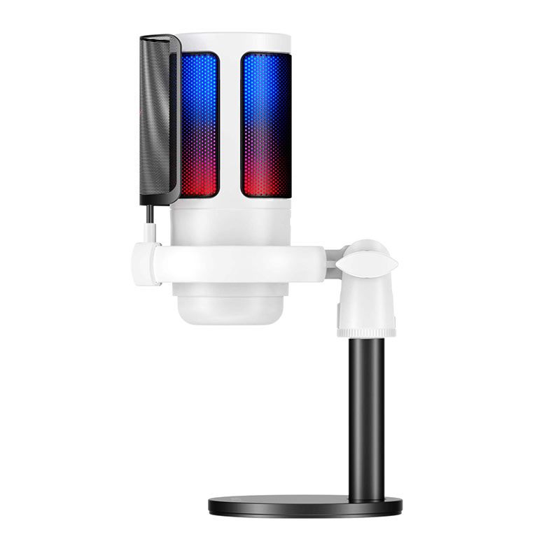 Microfone Havit Gamenote GK50, RGB, USB, Branco, HVGK-GK50-WH