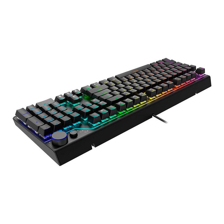 Teclado Mecanico AOC GK530, RGB, ANSI, Switch Vermelho, Preto, GK530BR/FG