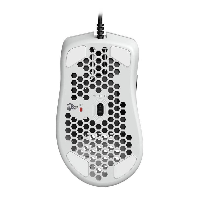 Mouse Gamer Glourios Model D Minus, RGB, 12000DPI, 6 Botoes, Branco Brilhante, GLO-MS-DM-GW