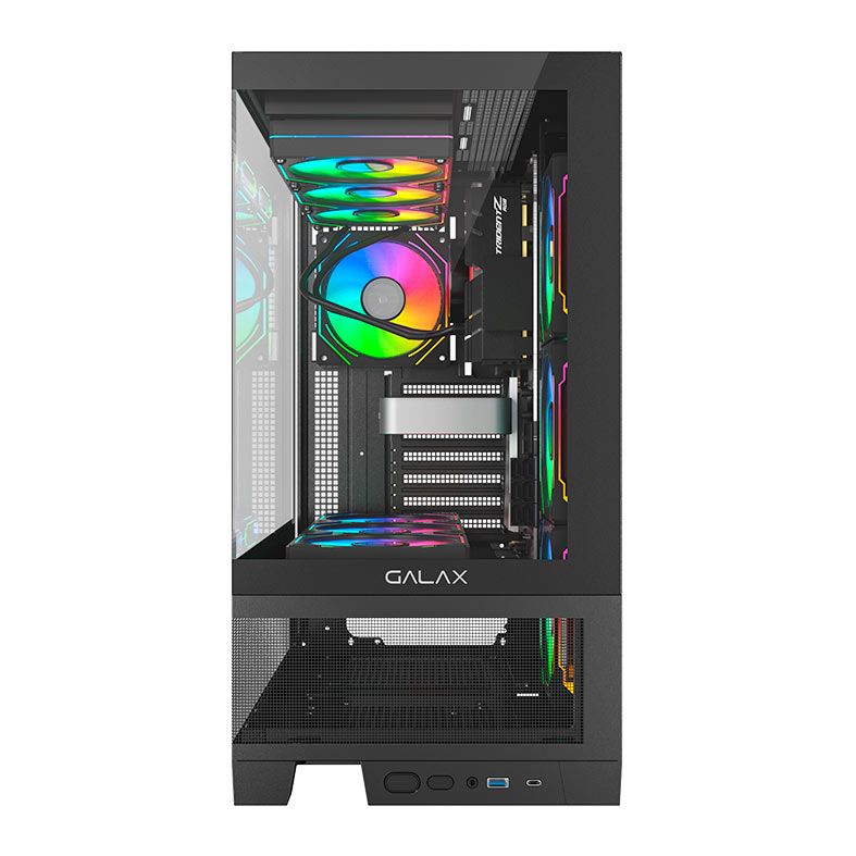 Gabinete Gamer Galax Centaurus, Mid-Tower, Lateral de Vidro, Preto, GLX-CENTAURUS-2065