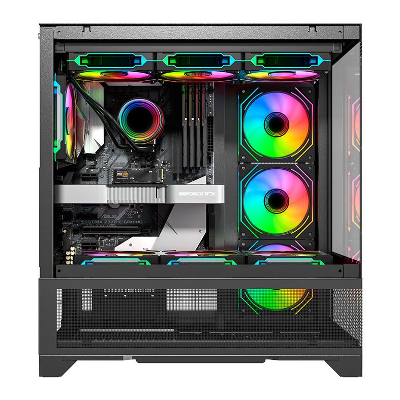 Gabinete Gamer Galax Centaurus, Mid-Tower, Lateral de Vidro, Preto, GLX-CENTAURUS-2065
