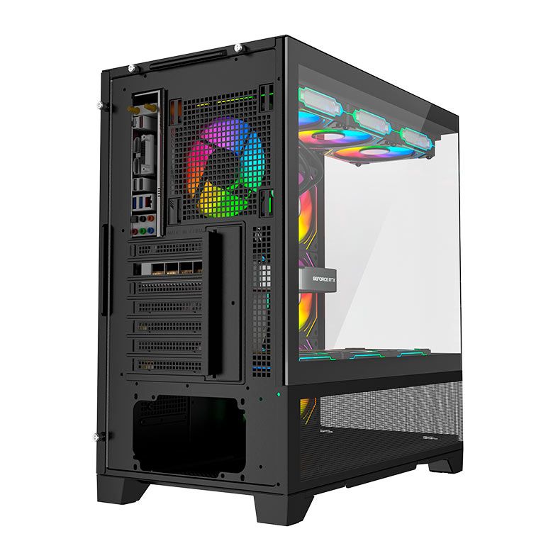 Gabinete Gamer Galax Centaurus, Mid-Tower, Lateral de Vidro, Preto, GLX-CENTAURUS-2065