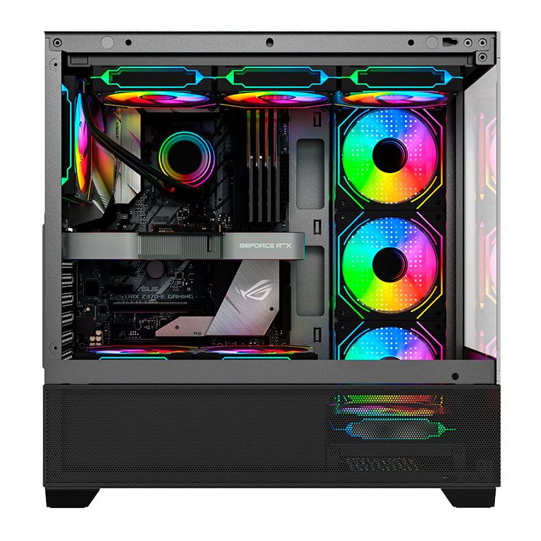 Gabinete Gamer Galax Saturno, Mid-Tower, Lateral de Vidro, Preto, GLX-SATURNO-2063