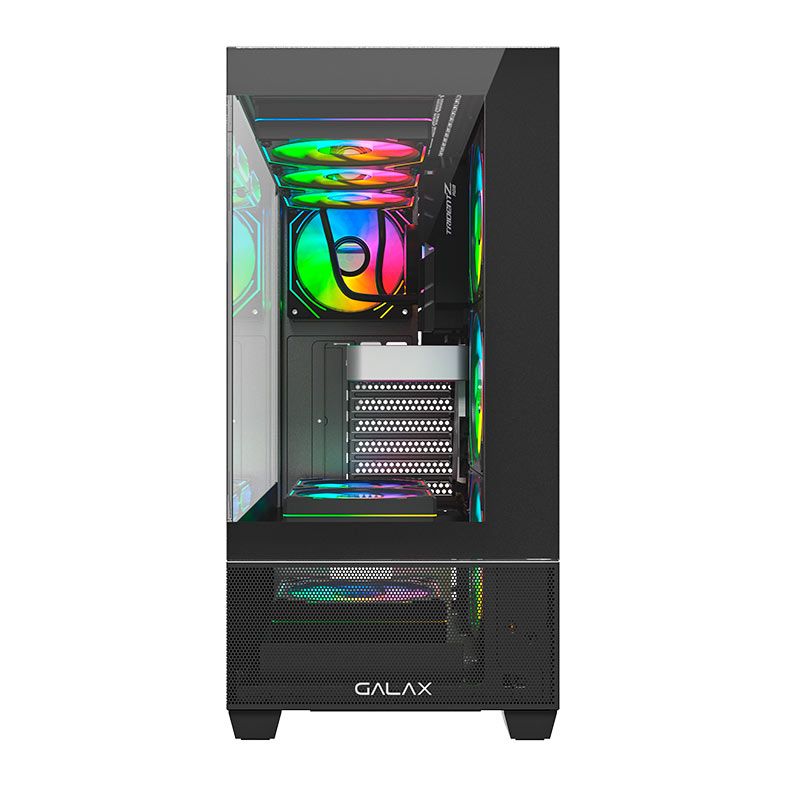 Gabinete Gamer Galax Saturno, Mid-Tower, Lateral de Vidro, Preto, GLX-SATURNO-2063