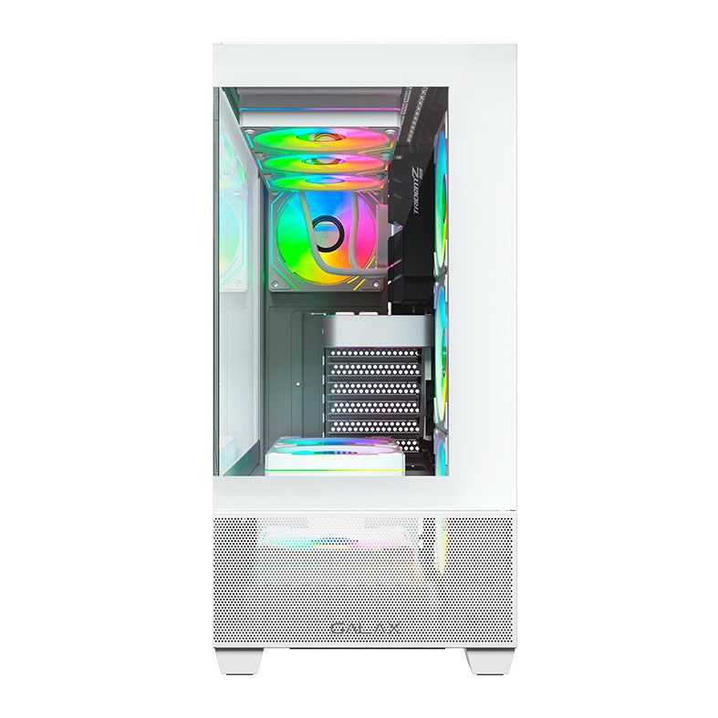 Gabinete Gamer Galax Saturno, Mid-Tower, Lateral de Vidro, Branco, GLX-SATURNO-2064