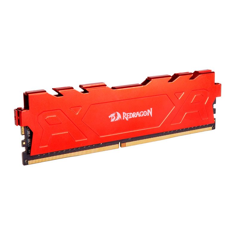 Memoria Redragon Rage, 8GB (1x8GB), DDR4, 3200Mhz, C16, Vermelha, GM-701