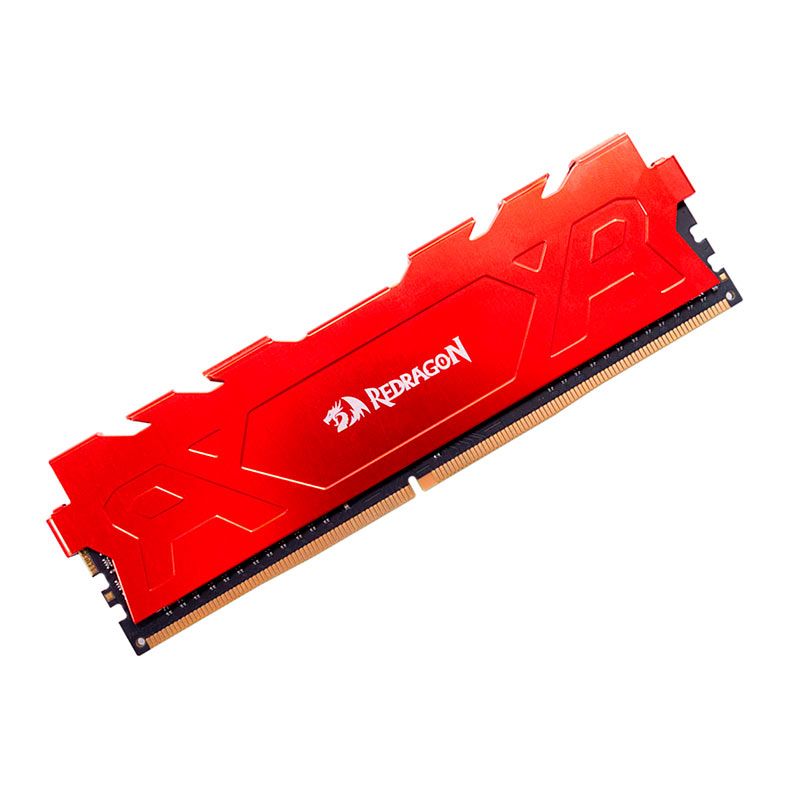 Memoria Redragon Rage, 8GB (1x8GB), DDR4, 3200Mhz, C16, Vermelha, GM-701