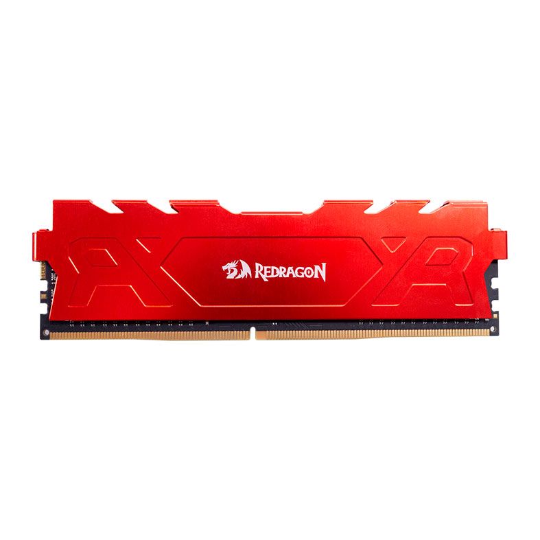 Memoria Redragon Rage, 16GB (1x16GB), DDR4, 3200Mhz, C16, Vermelha, GM-702