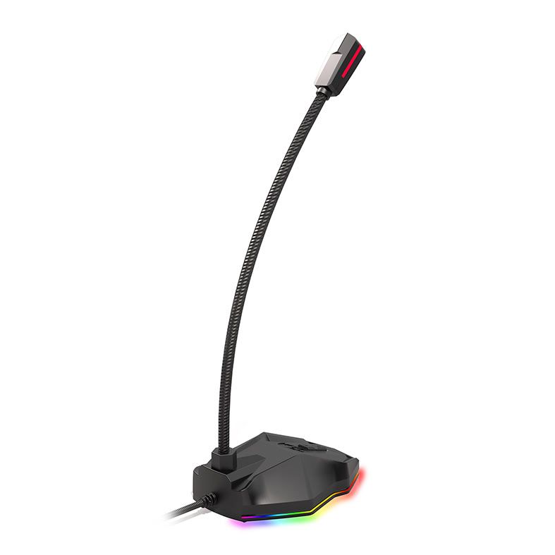 Microfone Redragon Stix, RGB, USB, Preto, GM-99