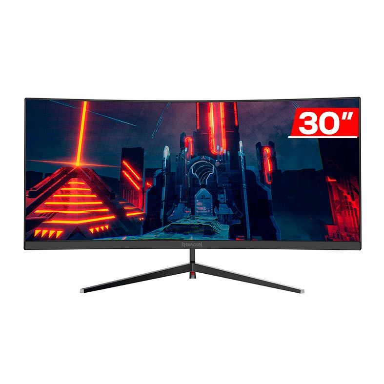 Monitor Gamer Redragon Citrine, 30 Pol., VA, Curvo, UWHD, 1ms, 200Hz, FreeSync, HDMI/DP, GMA3L2M
