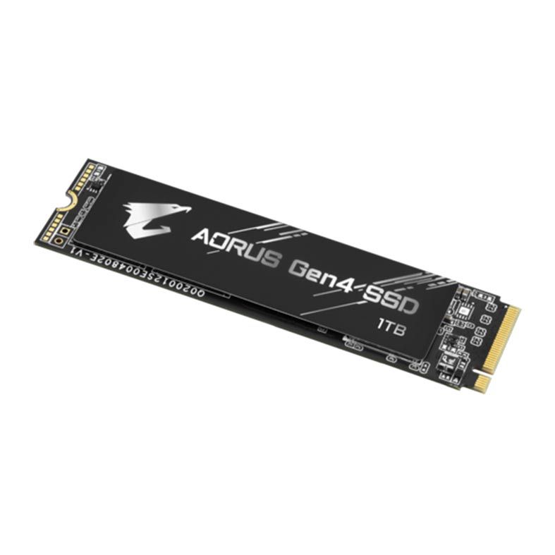 SSD Gigabyte Aorus Gen4, 1TB, M.2 2280, PCIe 4.0 x4, Leitura 5000 MB/s, Gravacao 4400 MB/s, GP-AG41TB