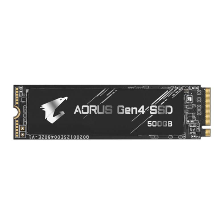 SSD Gigabyte Aorus Gen4, 500GB, M.2 2280, PCIe 4.0 x4, Leitura 5000 MB/s, Gravacao 2500 MB/s, GP-AG4500G