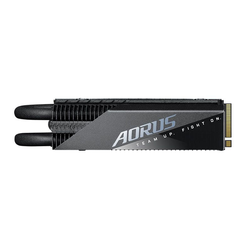SSD Gigabyte Aorus Gen4 7000s, 2TB, M.2 2280, PCIe NVMe, Leitura 7000 MB/s, Gravacao 6850 MB/s, GP-AG70S2TB-P