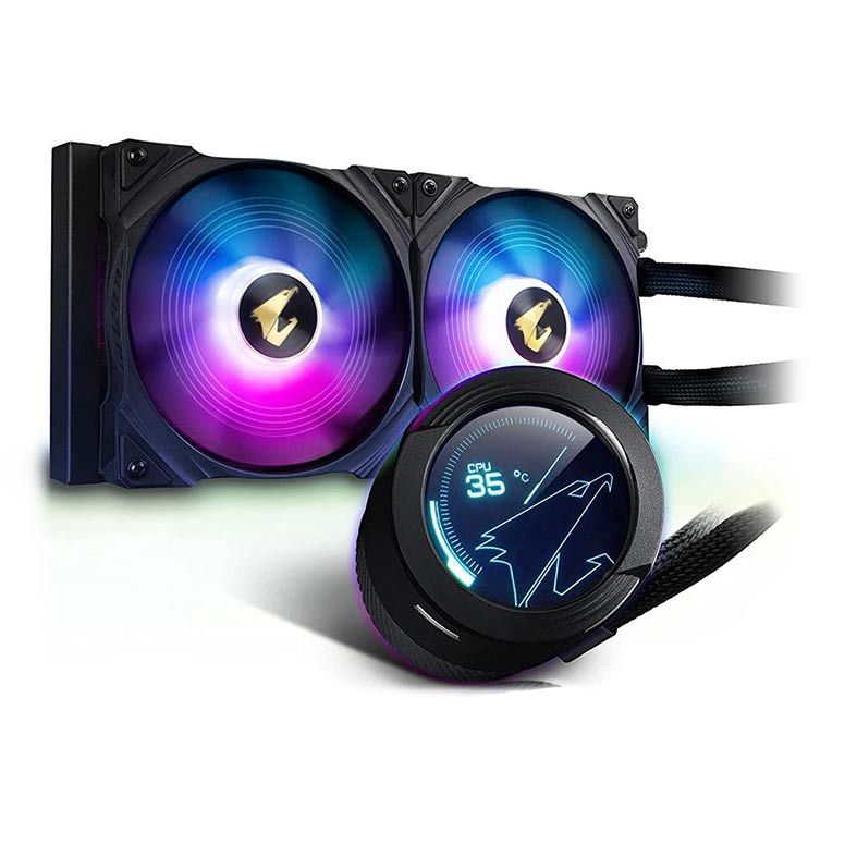 Water Cooler Gigabyte Aorus Waterforce X 280 RGB Display LCD, GP-AORUS-WATERFORCEX-280