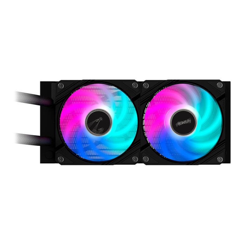 Water Cooler Gigabyte Aorus Waterforce II 240, ARGB, 240mm, Preto, GP-AORUSWATERFORCEII240