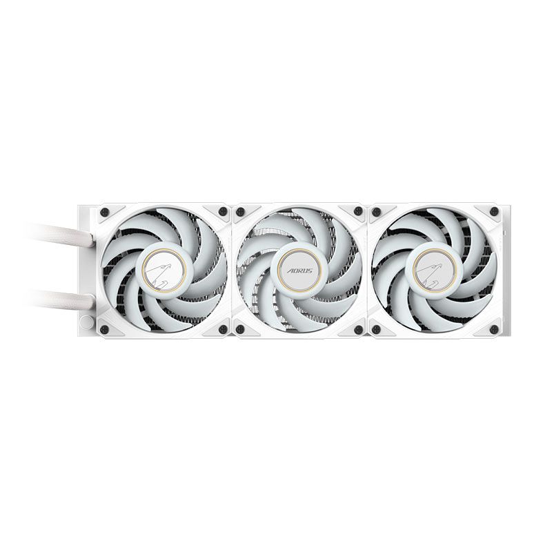 Water Cooler Gigabyte Aorus Waterforce X II 360 Ice, ARGB, 360mm, Branco, GP-AORUSWATERFORCEXII360I