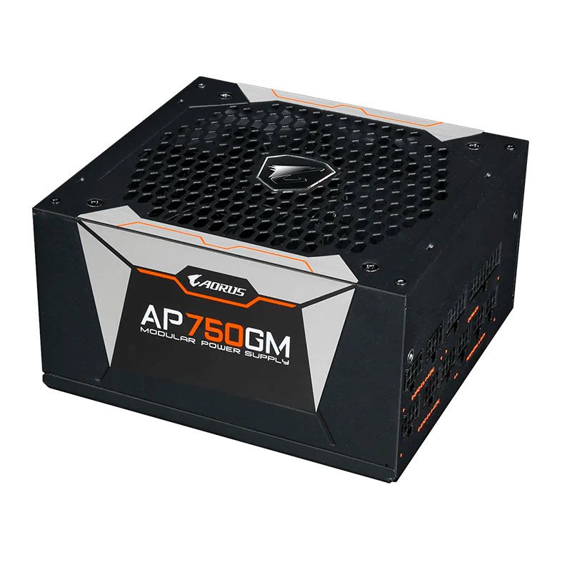 Fonte Gigabyte Aorus P750W, Full Modular, 80 Plus Gold, Preto, GP-AP750GM